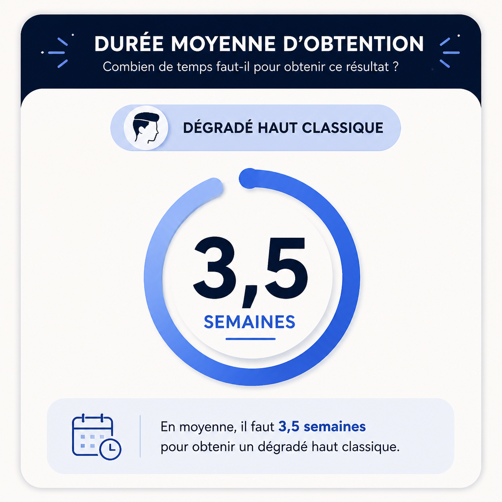 Fréquence de repasse — Dégradé haut classique
