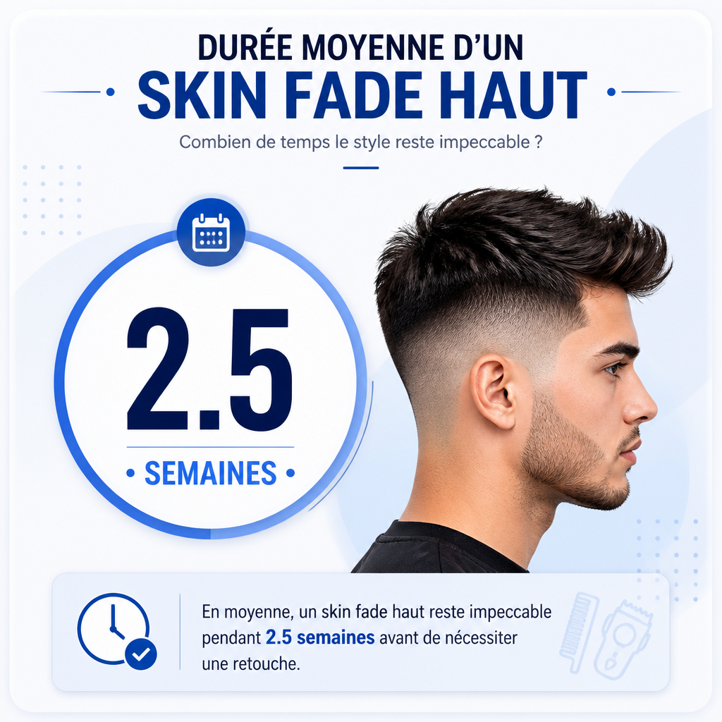 Fréquence de repasse — Skin fade haut
