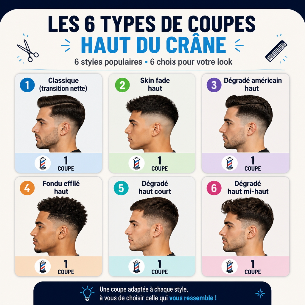 Styles de dégradé haut mentionnés
