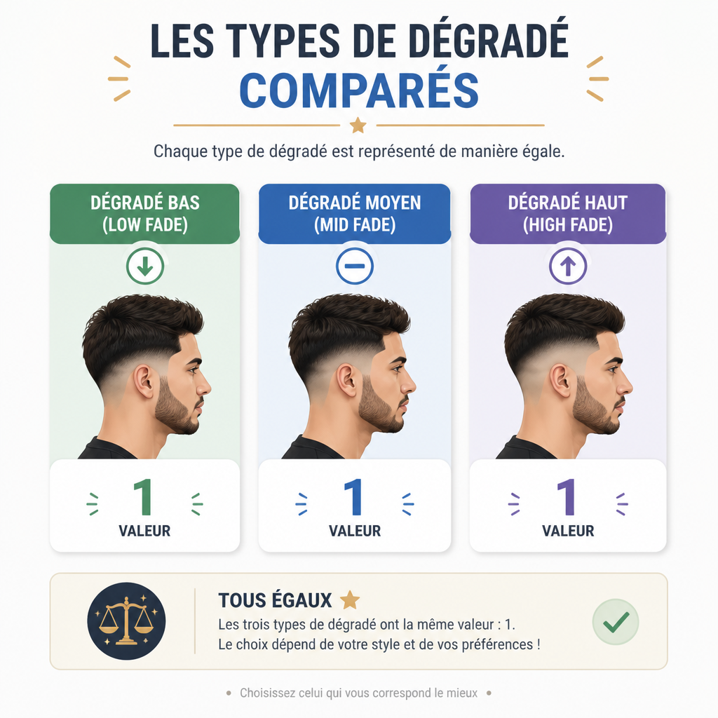 Hauteur du fade : catégories