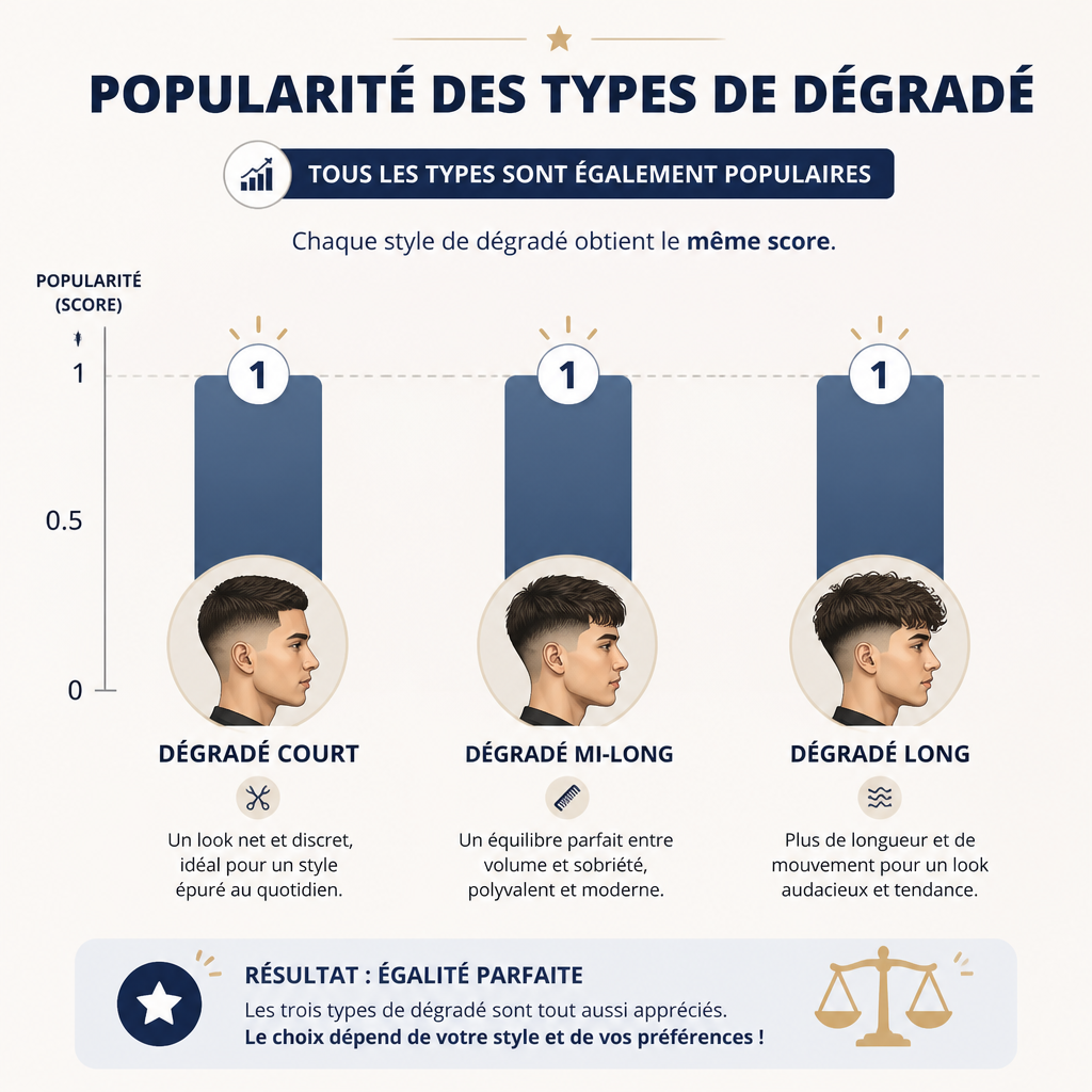 Longueur du dessus : options de coupe