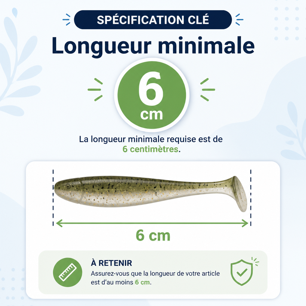 Longueur minimale recommandée pour former une vraie boucle