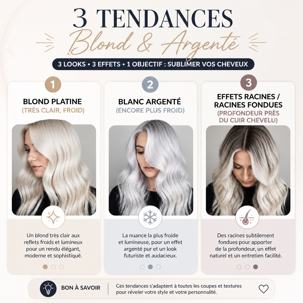 Nuances de blond froid (liste)