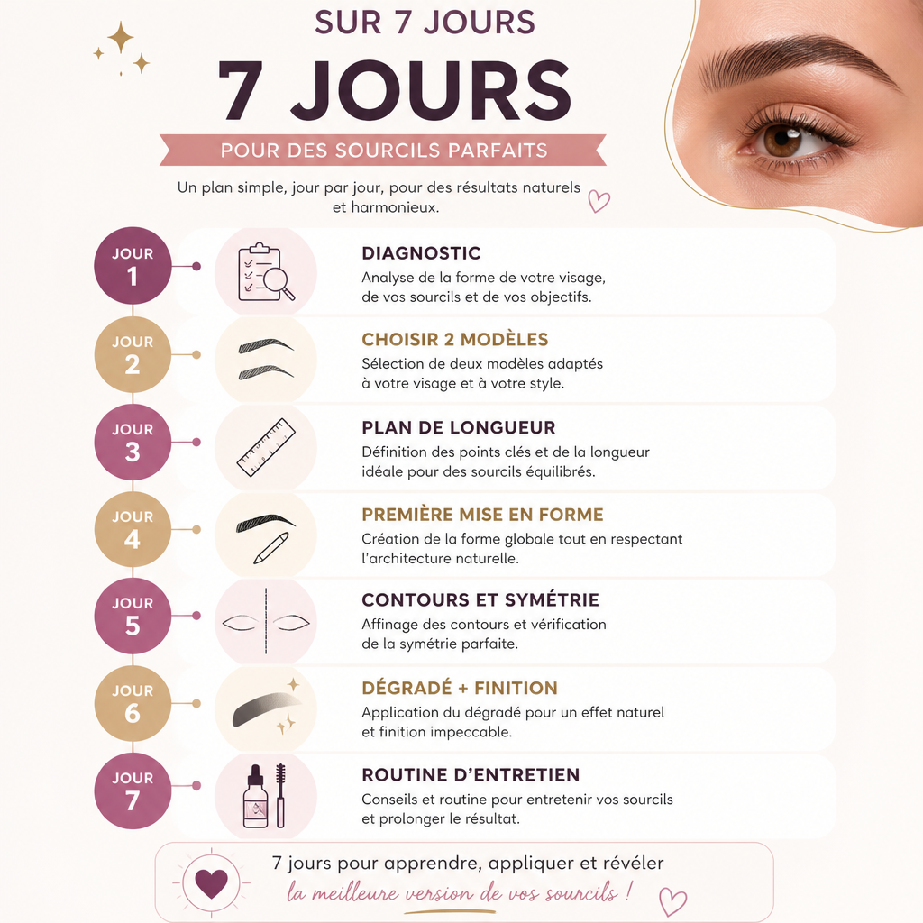 Plan d’action sur 7 jours : progression