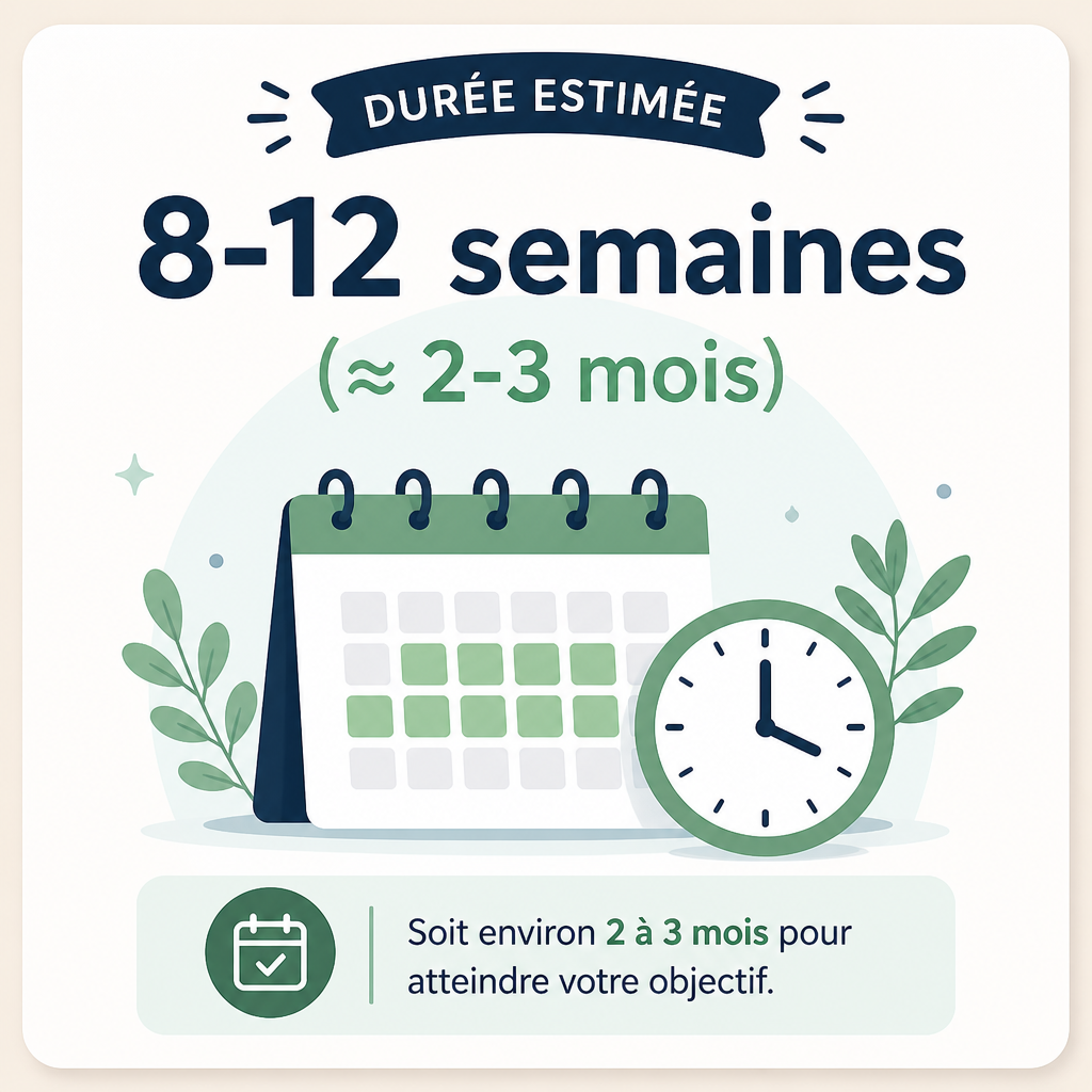 Rythme de retouches chez le coiffeur (semaines)