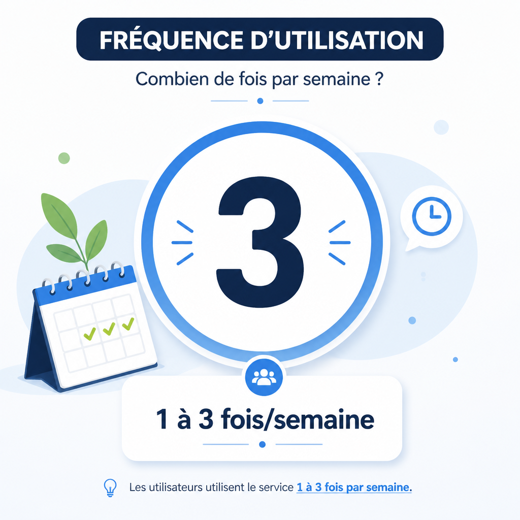 Fréquence de routine (tondeuse/rasage)