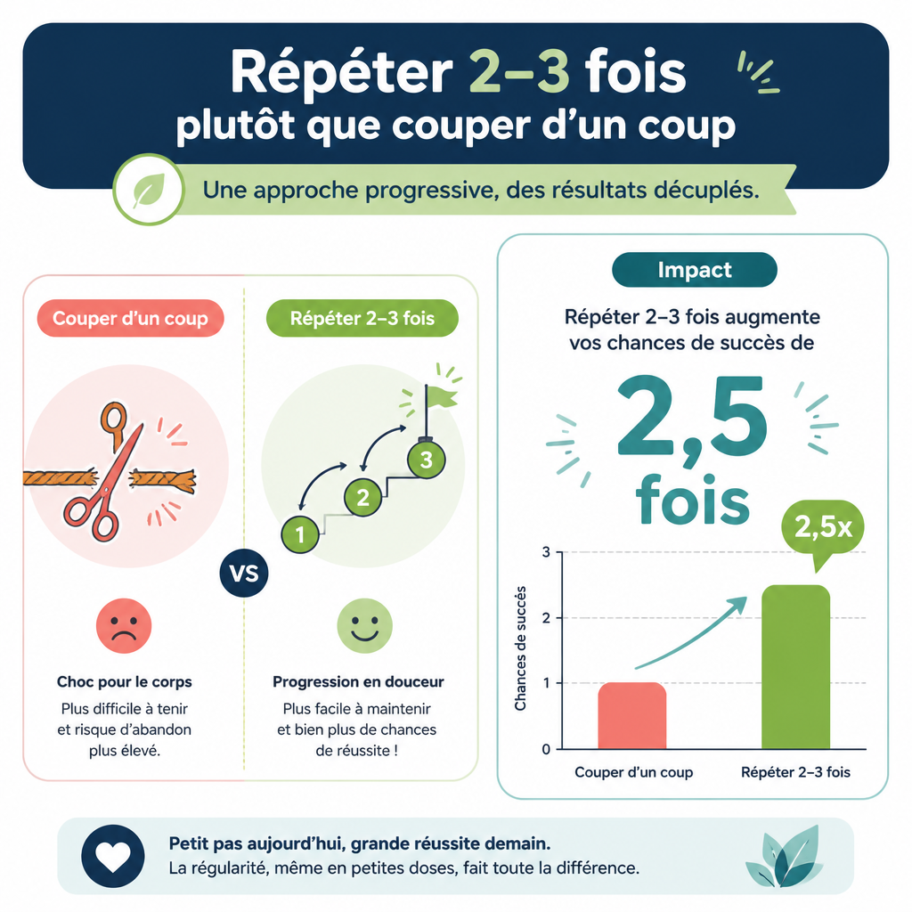 Nombre moyen de micro-coupes conseillées avant ratage