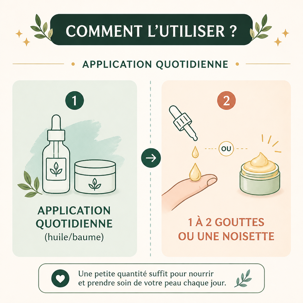 Quantité de produit quotidienne pour l’entretien
